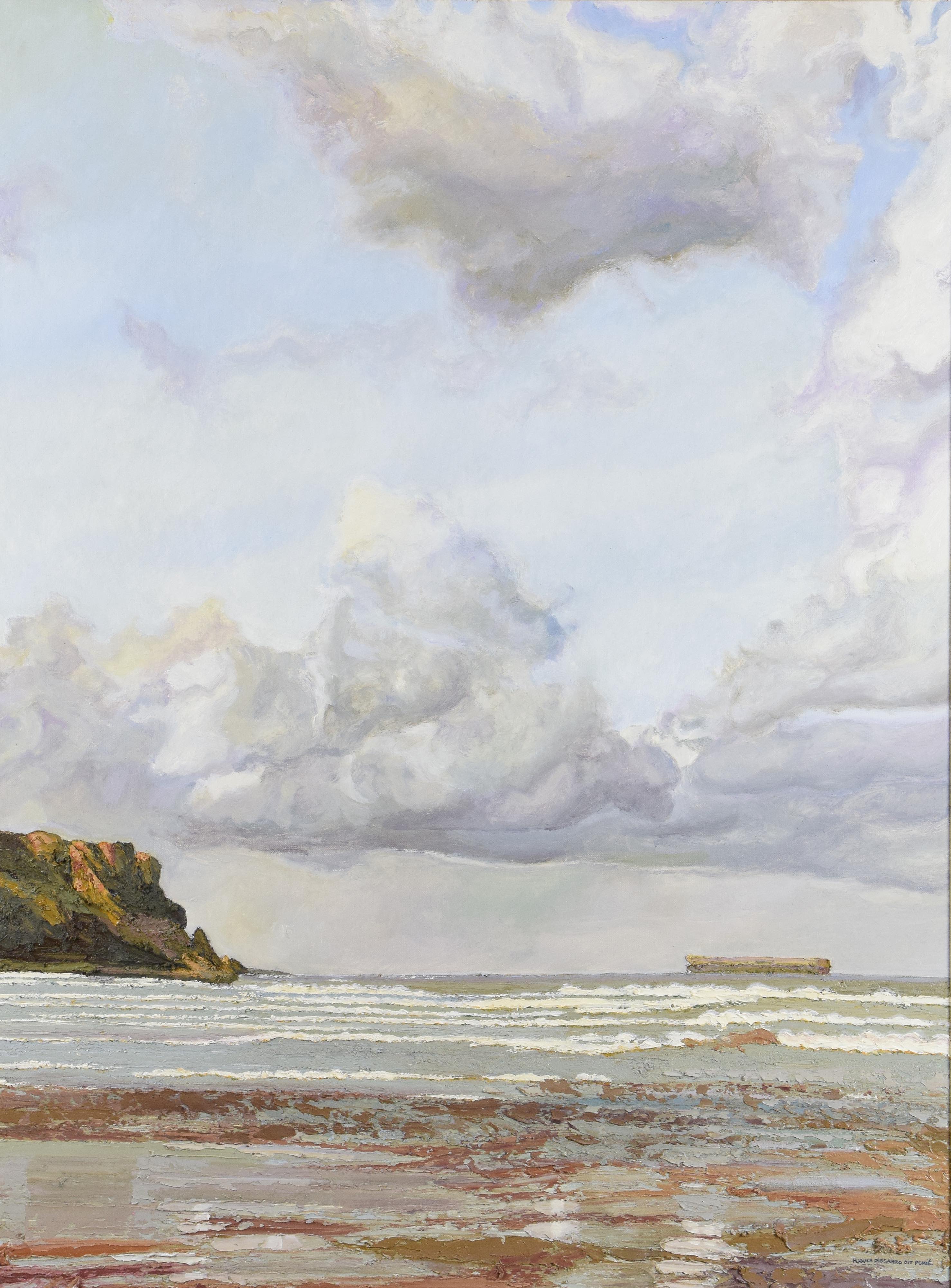 Marée Montante - Hugues dit Pomié Pissarro (b. 1935)