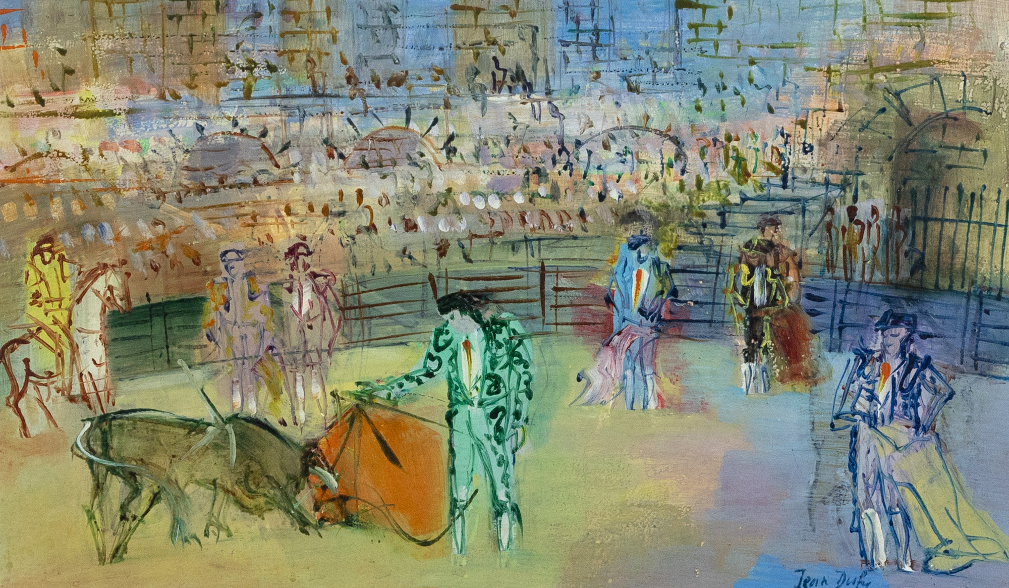 Corrida Espagnole - Jean Dufy (1888 - 1964)