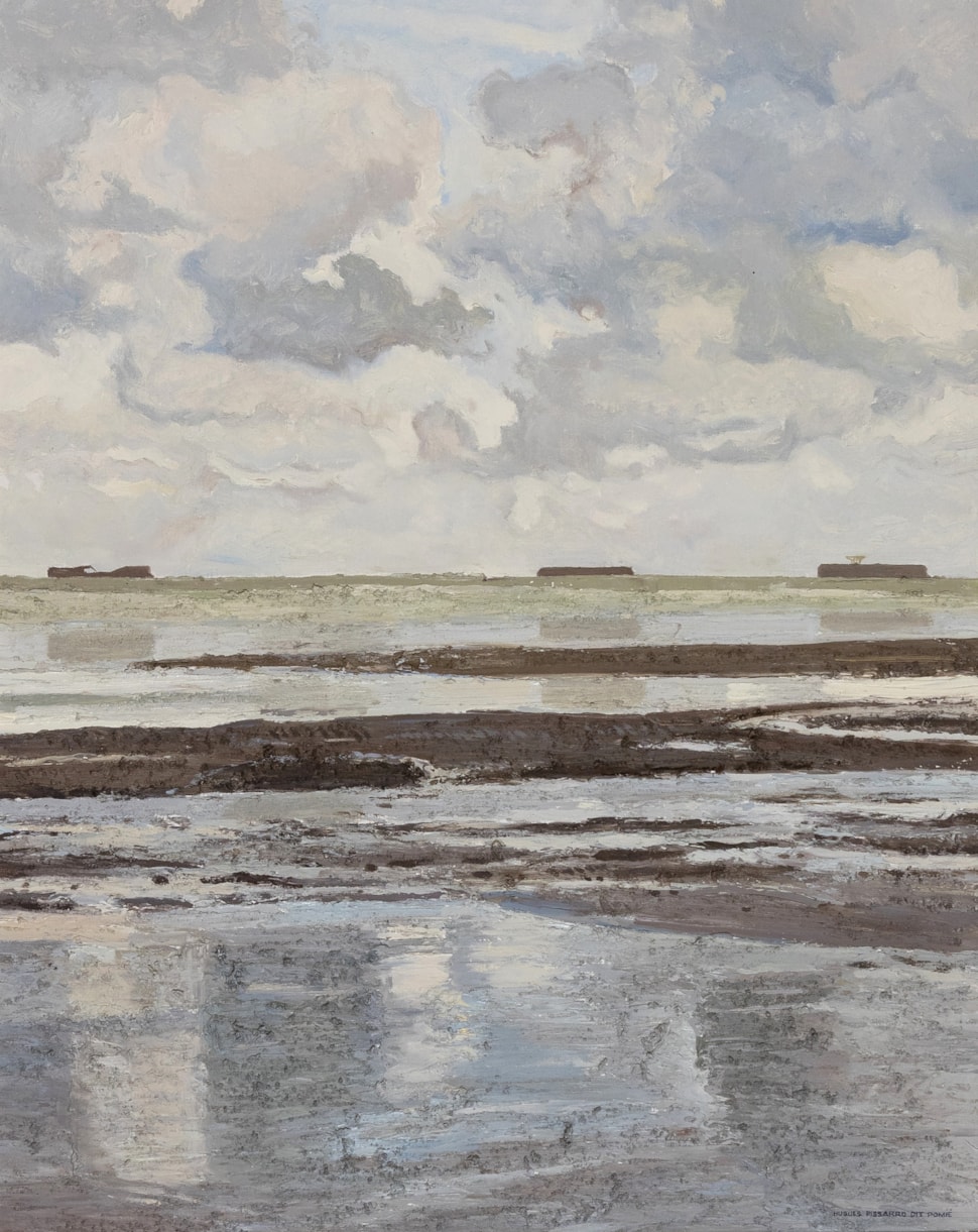 Petite Marine Grise - Hugues dit Pomié Pissarro (b. 1935 - )