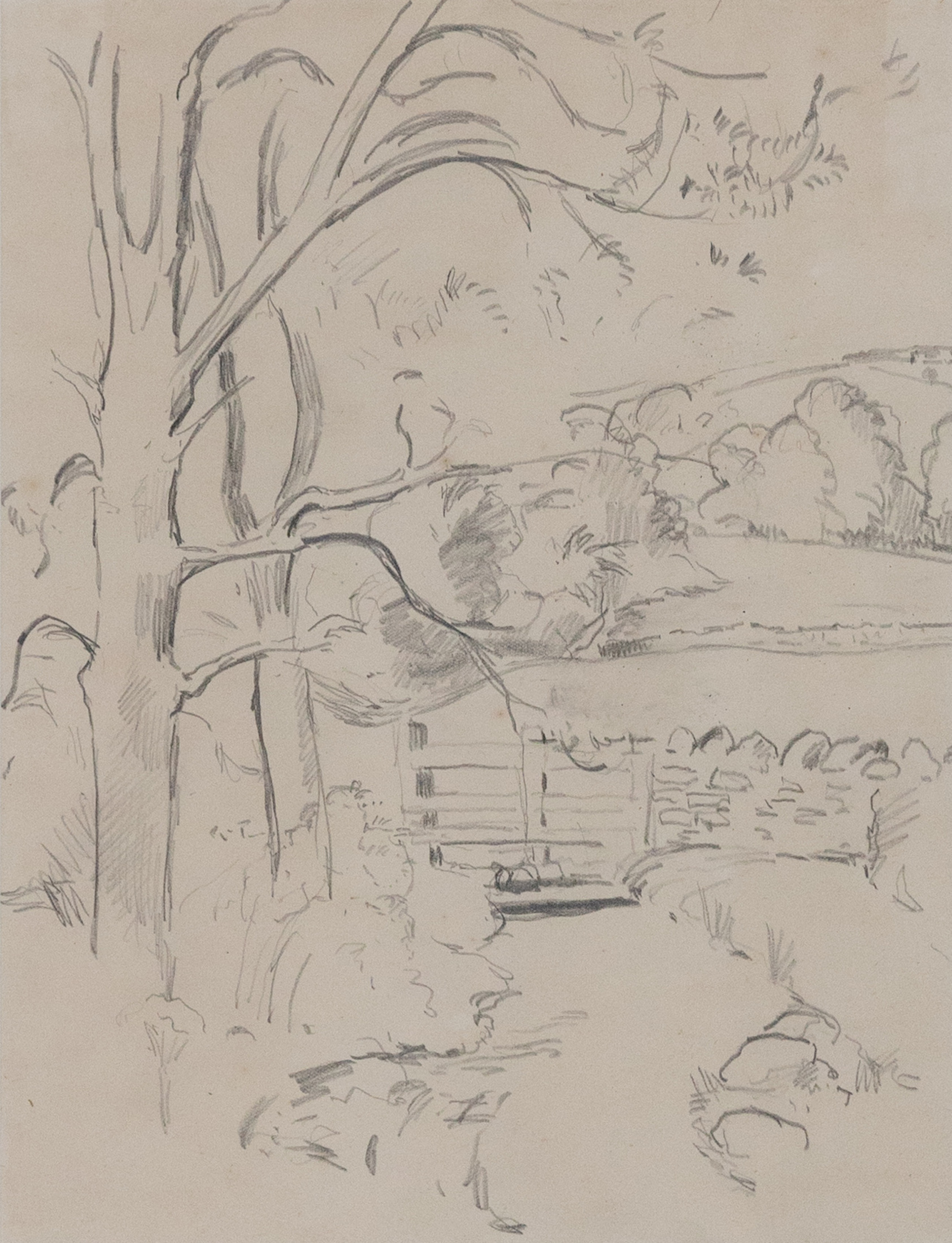 Orovida Pissarro - Landscape with Gate