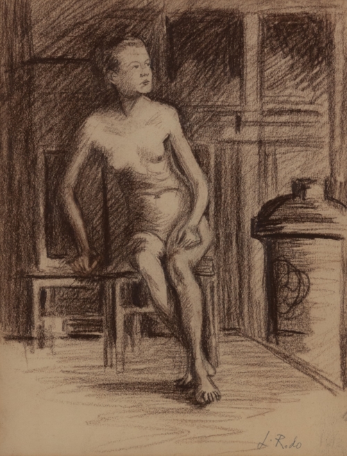 Ludovic-Rodo Pissarro - Nu Assise
