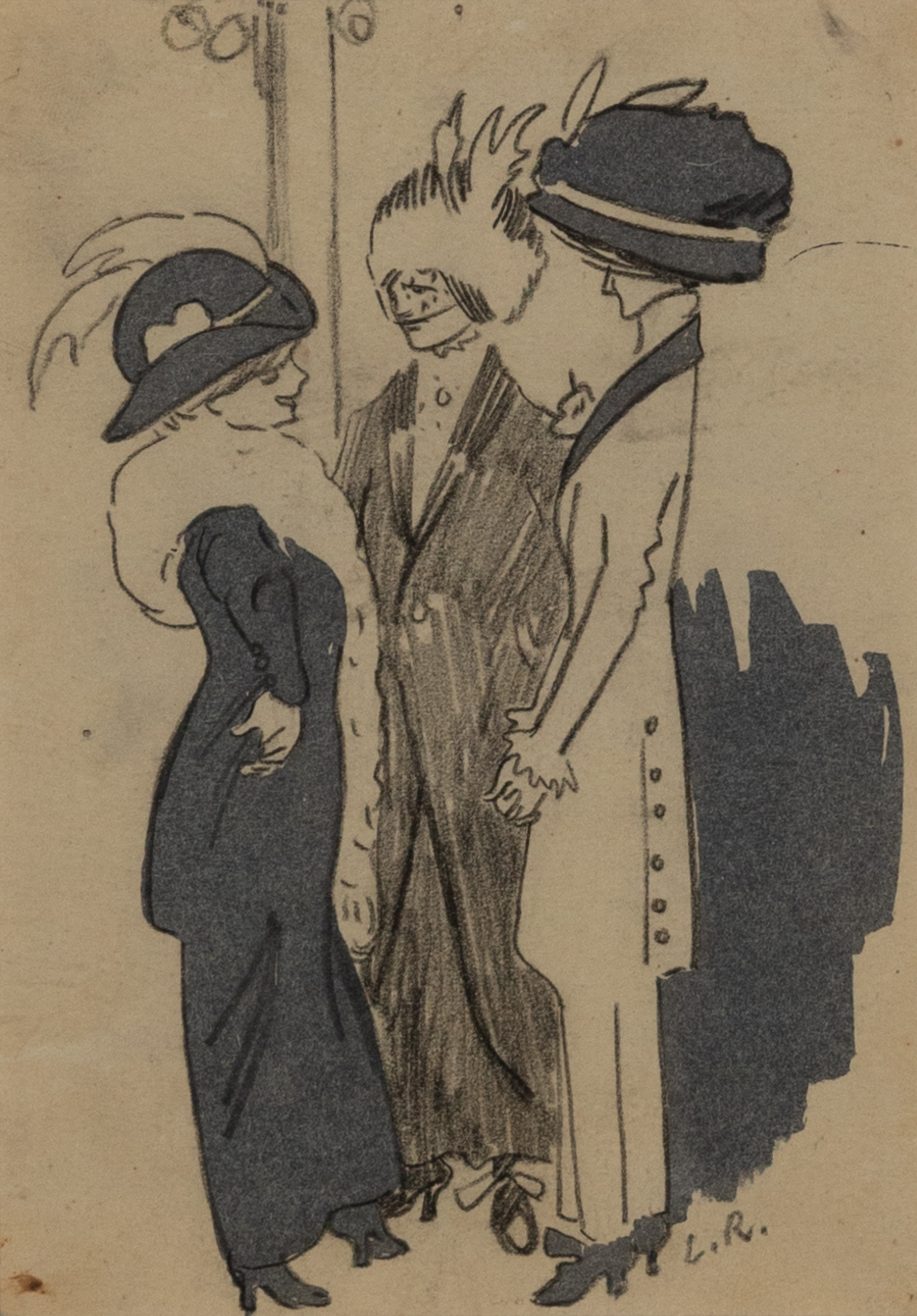 Les Élégantes - Ludovic-Rodo Pissarro (1878 - 1952)