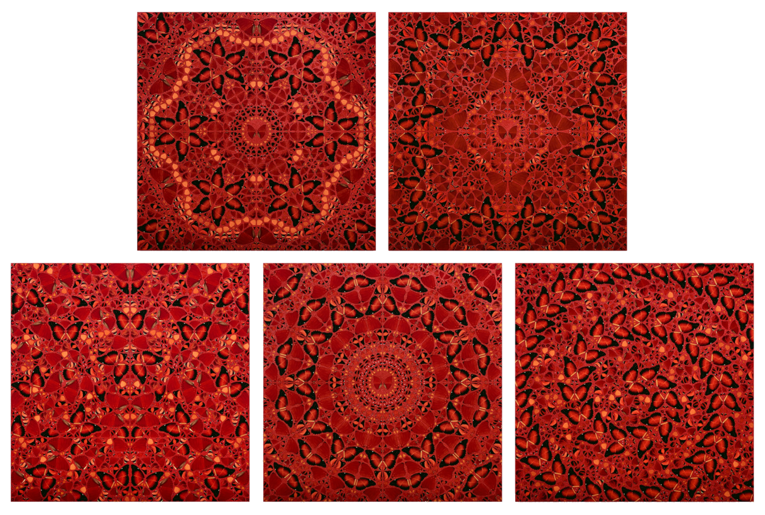 The Empresses (Set of 5) - Damien Hirst (b. 1965 - )