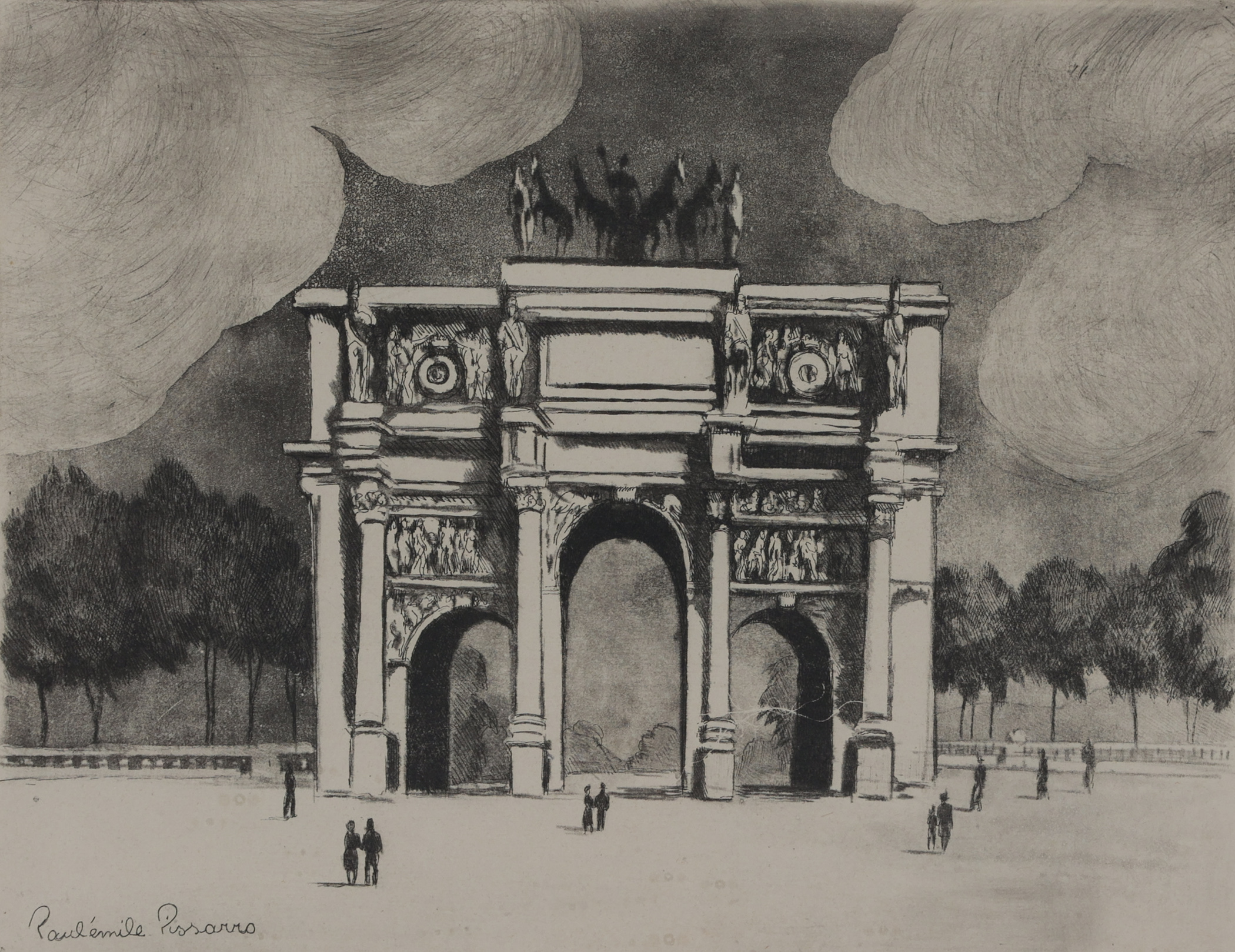 L’Arc de Triomphe - Paulémile Pissarro (1884 - 1972)