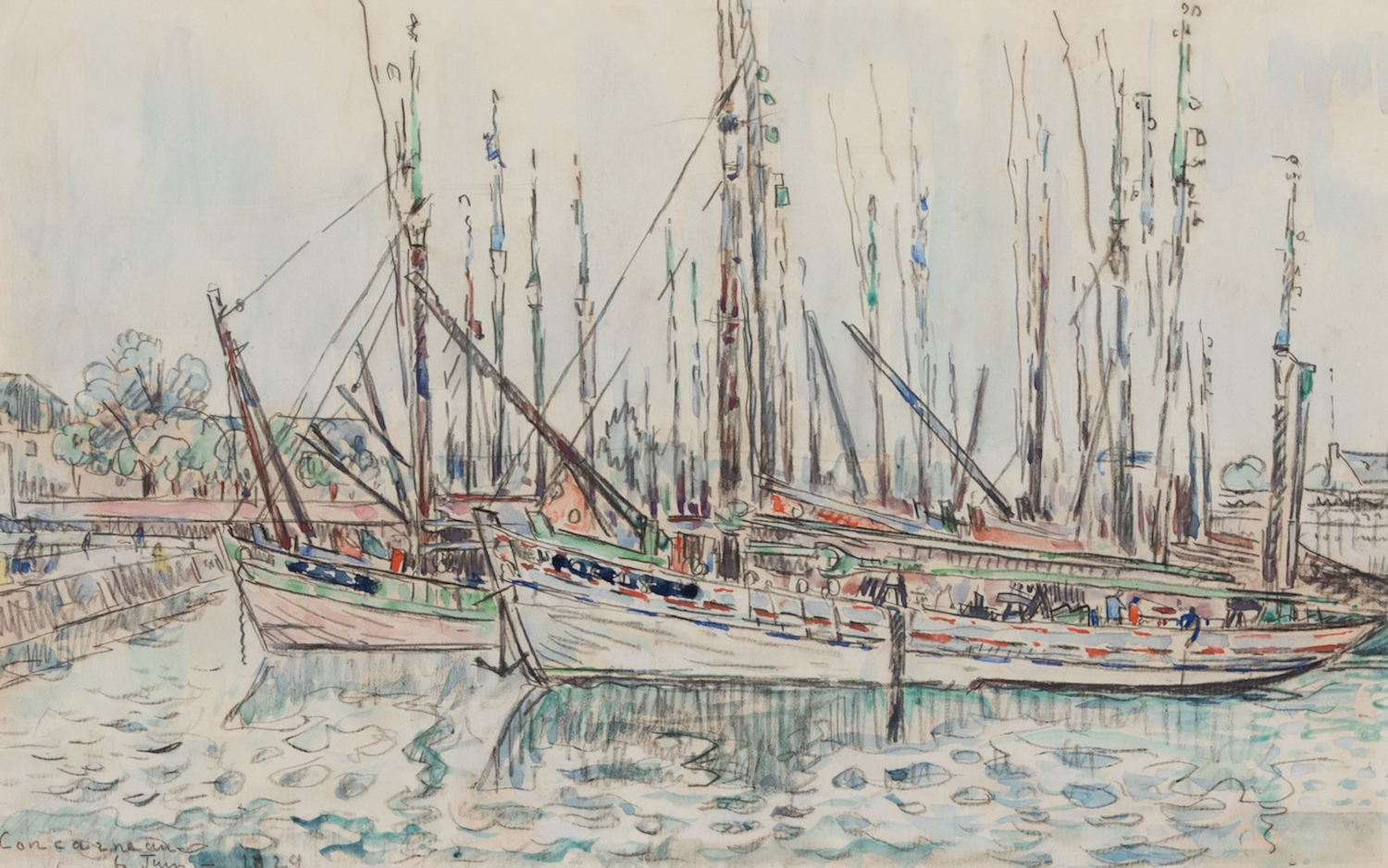 Concarneau - Paul Signac (1863 - 1935)
