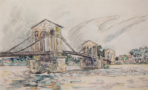 Paul Signac - Bourg-Saint-Andéol. Le Pont