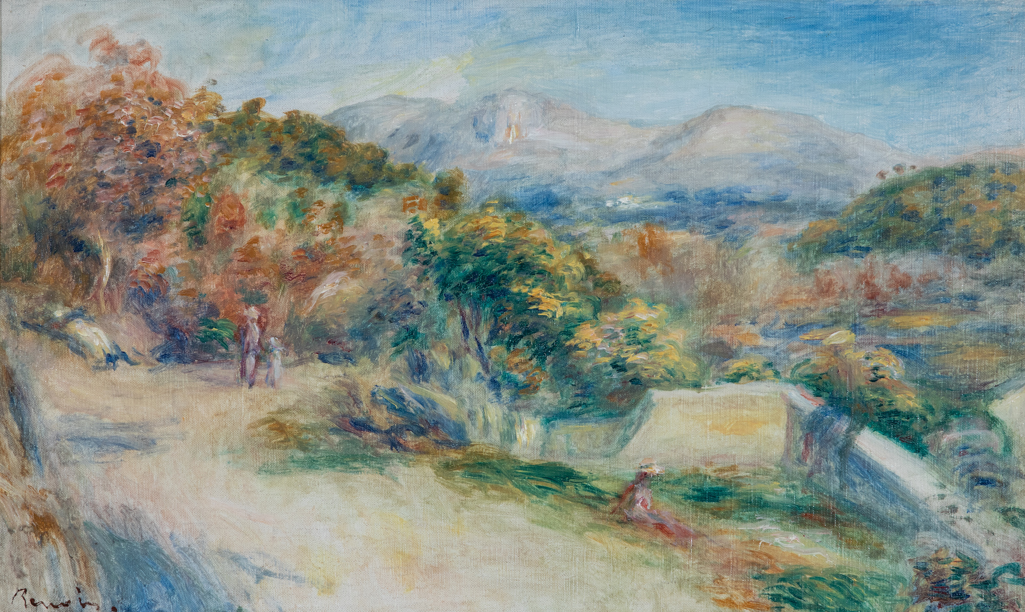 Vue prise des Collettes, Cagnes - Pierre-Auguste Renoir