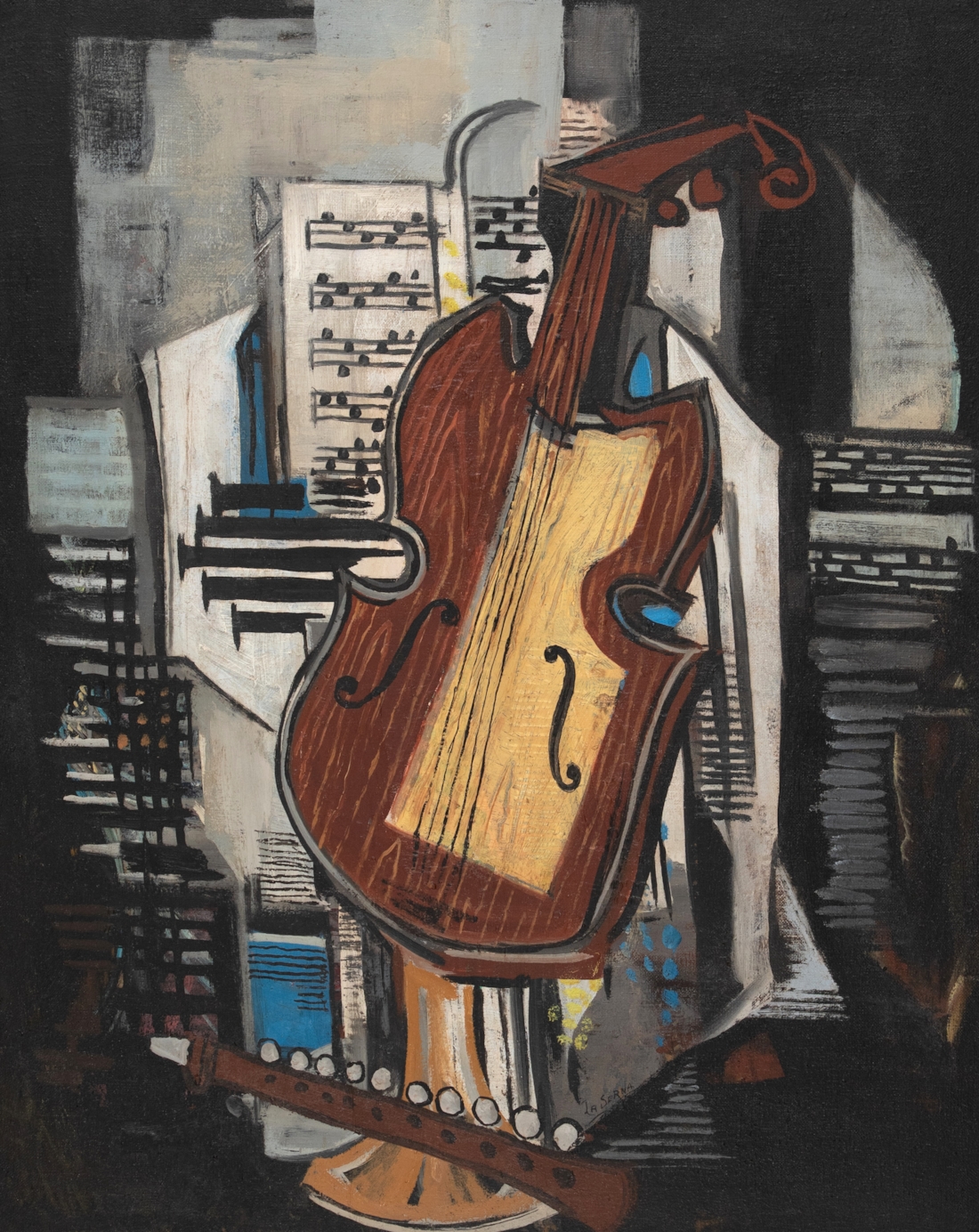 Still Life with Violin