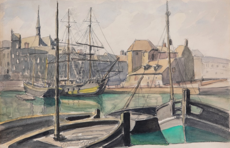 Port de Honfleur - Paulémile Pissarro (1884 - 1972)