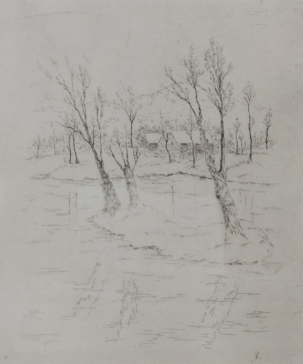 Trees - Lélia Pissarro, Figurative (b. 1963 - )