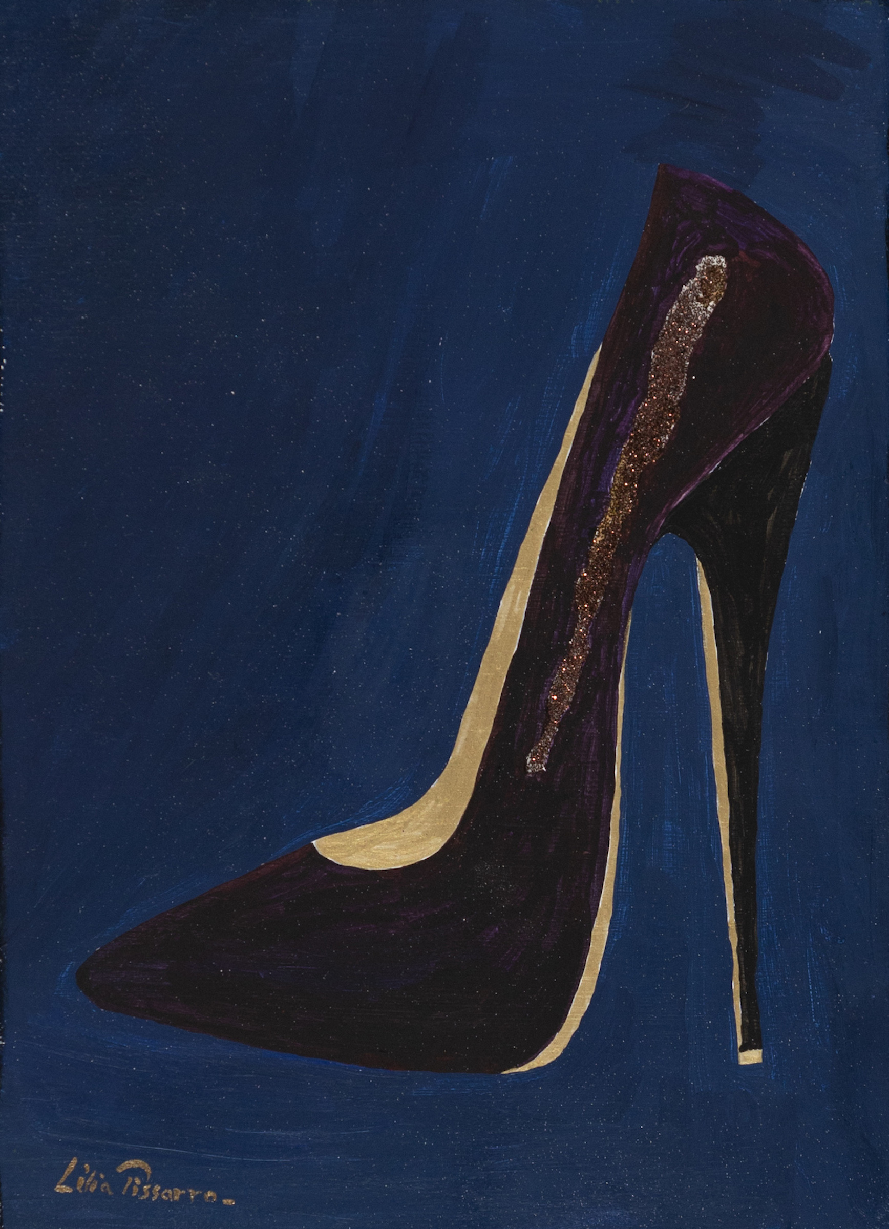 Stiletto 1 - Lélia Pissarro, Contemporary (b. 1963 - )