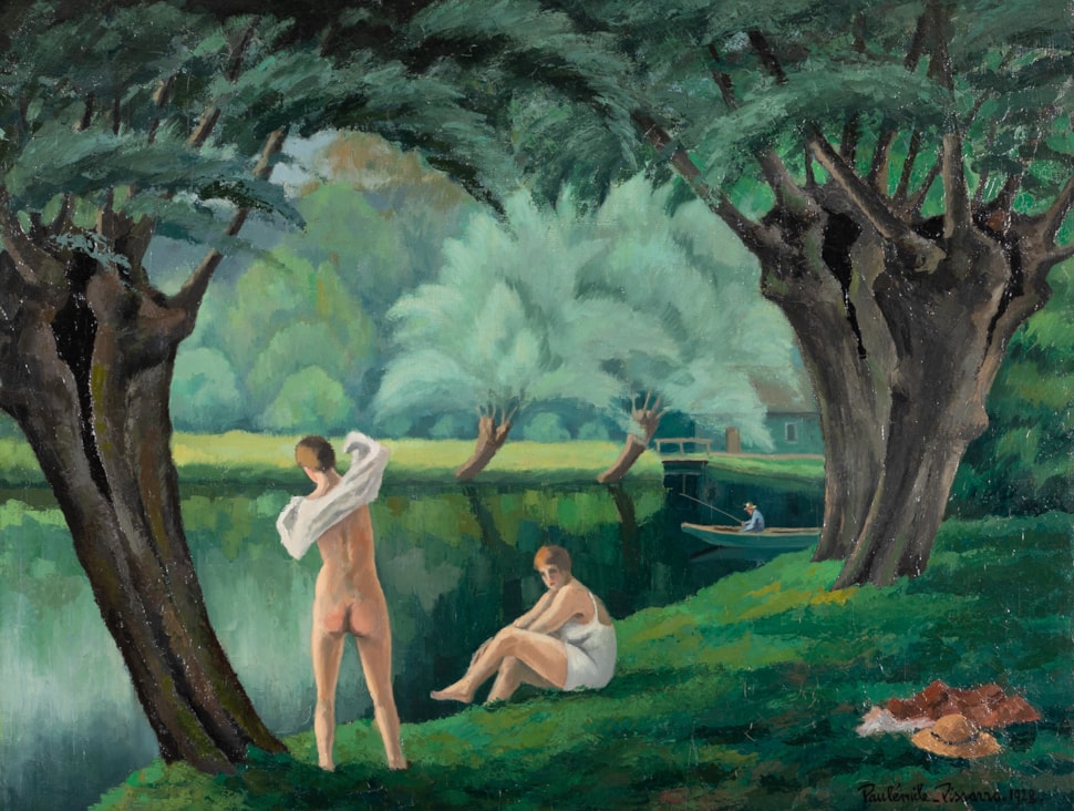 Les Baigneuses - Paulémile Pissarro (1884 - 1972)