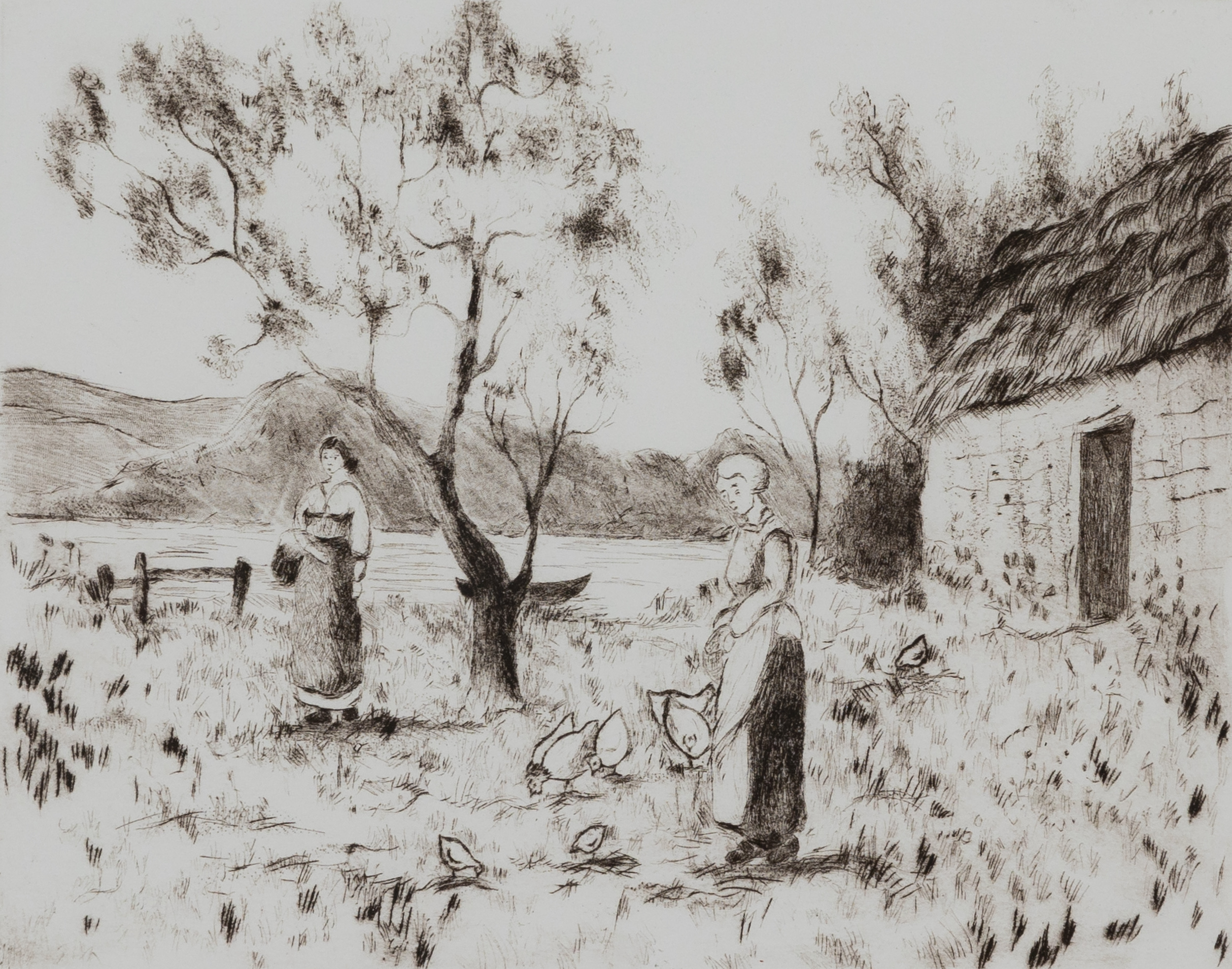 Lélia Pissarro, Figurative - Charlotte et Amalia