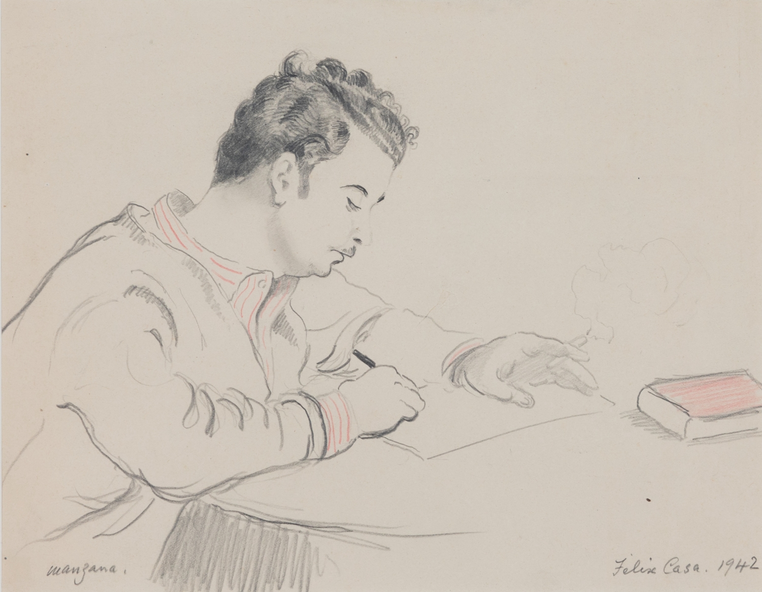Portrait of Félix - Georges Manzana Pissarro (1871 - 1961)