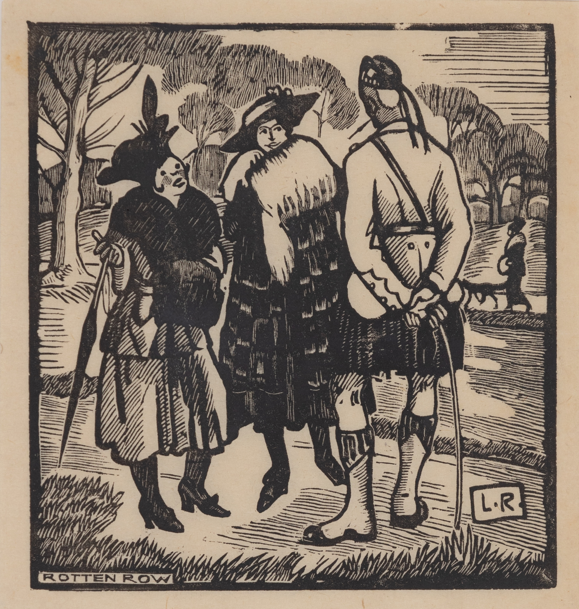 Ludovic-Rodo Pissarro - Rotten Row (Hyde Park)