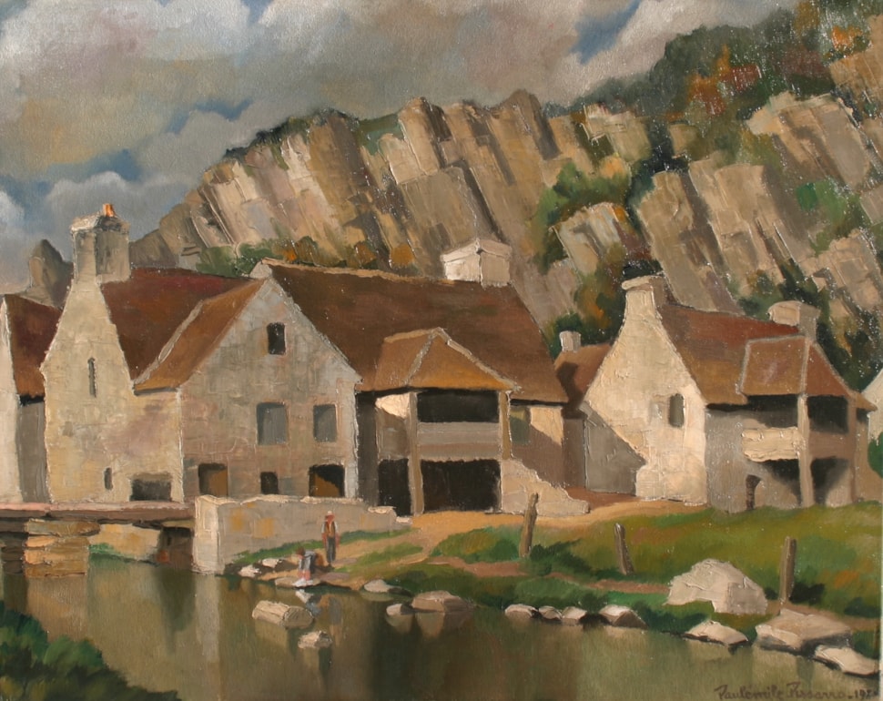 Anciennes Tanneries à Domfront - Paulémile Pissarro (1884 - 1972)