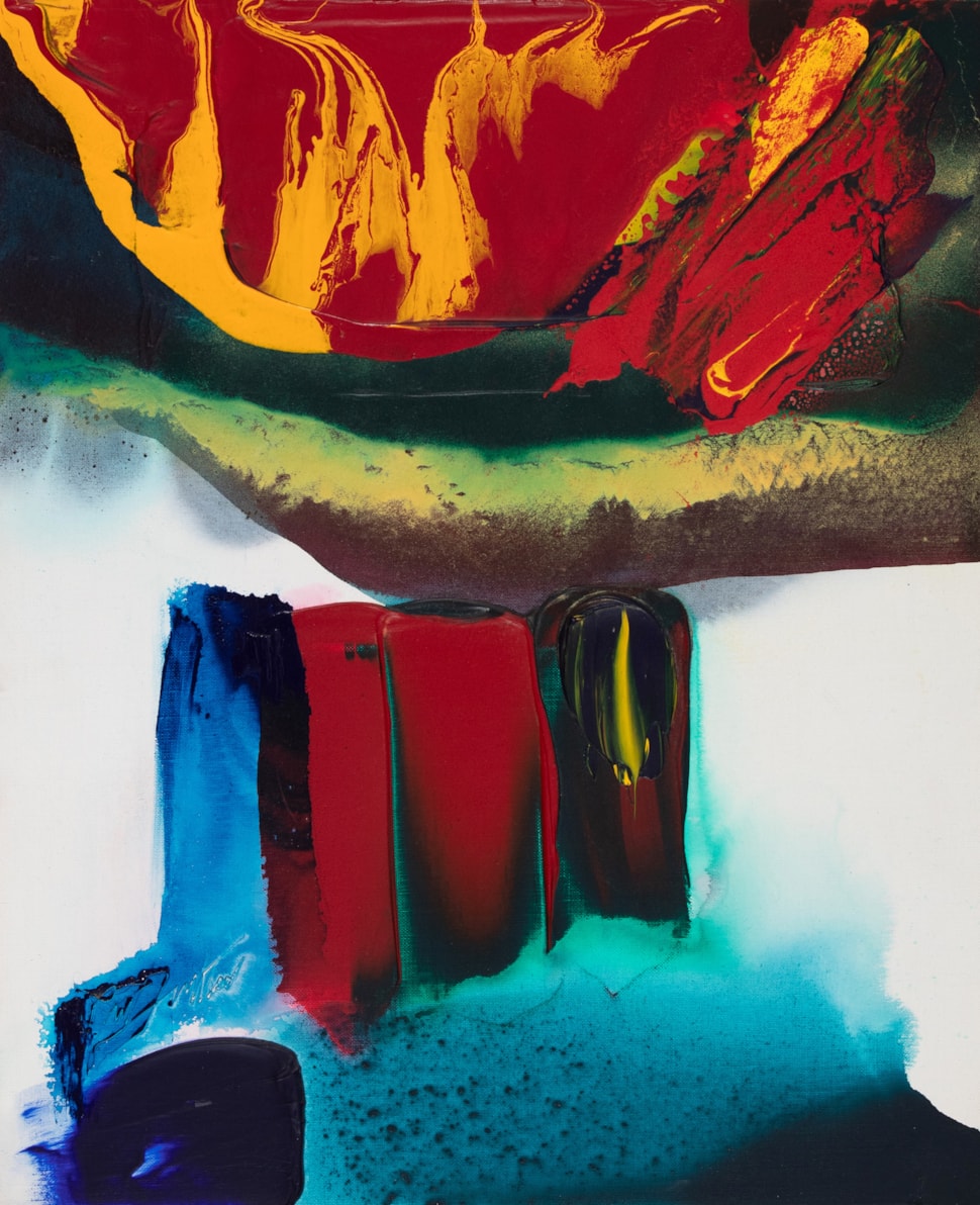 Phenomena Entreat the Caves - Paul Jenkins (1923 - 2012)