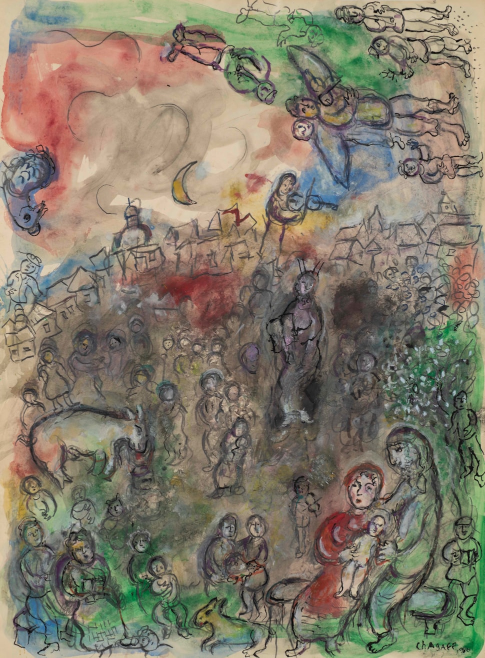  Résonances de Vitebsk pour la famille - Marc Chagall (1887 - 1985)