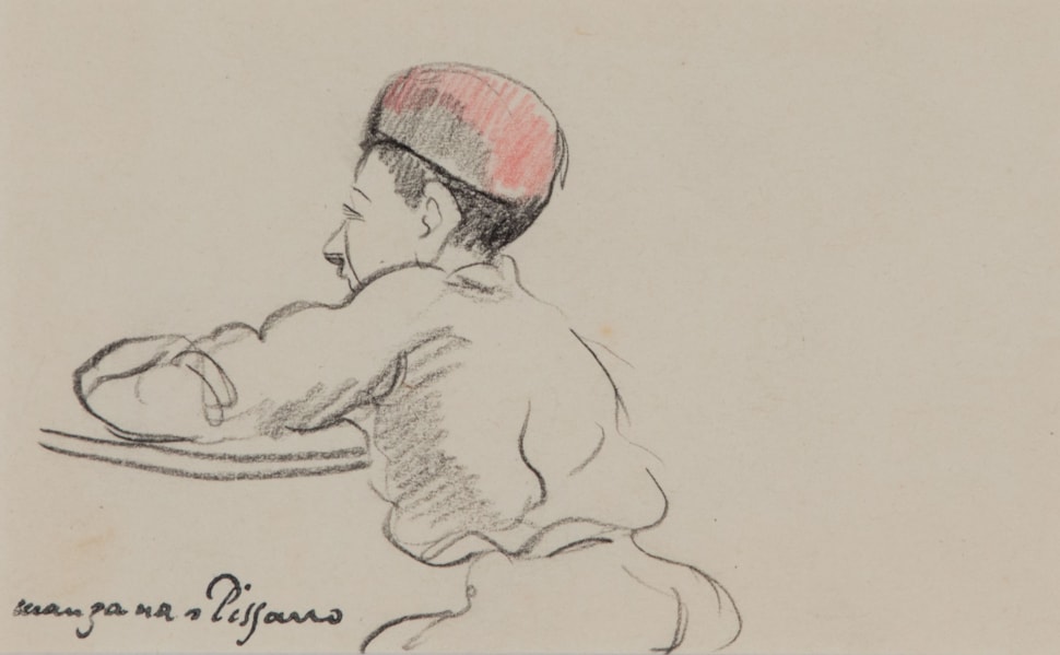 Red Fez Hat - Georges Manzana Pissarro (1871 - 1961)