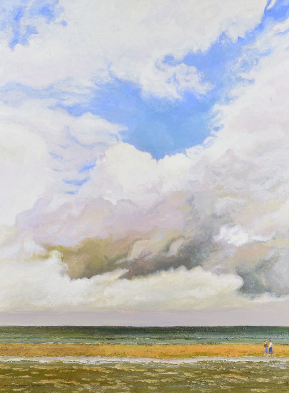 Banc de Sable - Arromanches
 - Hugues dit Pomié Pissarro (b. 1935)