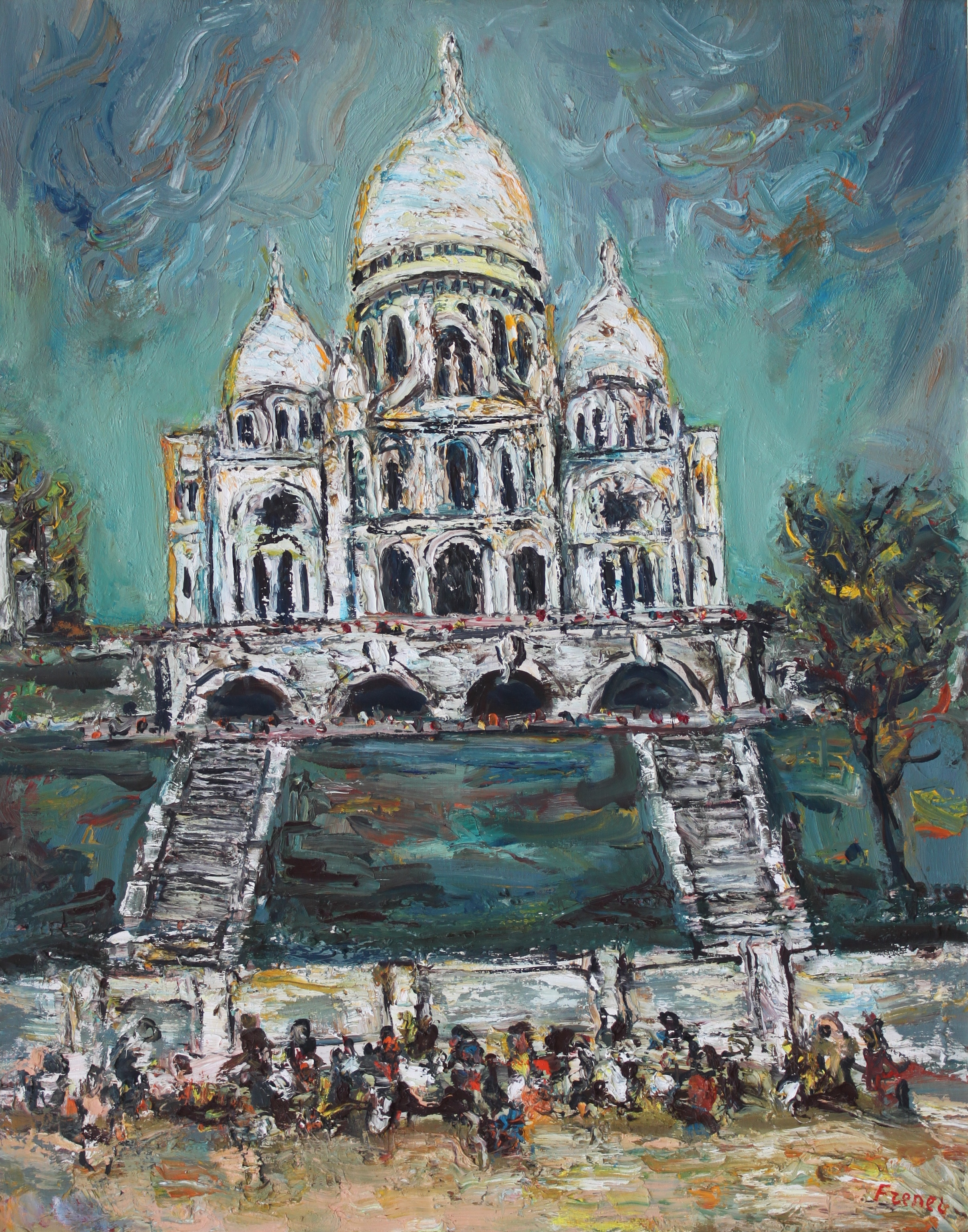 Sacré-Coeur - Itzhak Frenkel-Frenel (1899 - 1981)