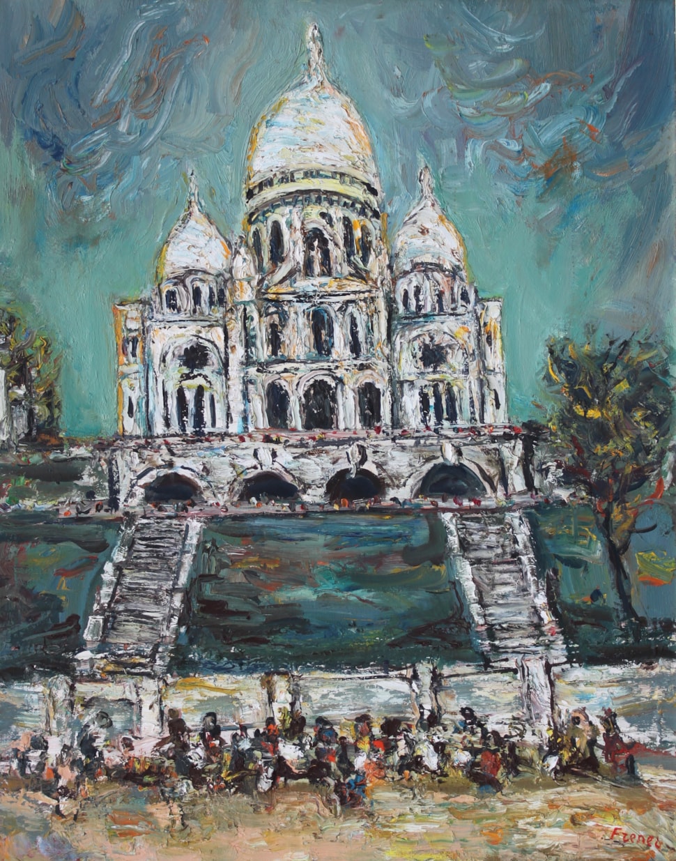 Sacré-Coeur - Itzhak Frenkel-Frenel (1899 - 1981)
