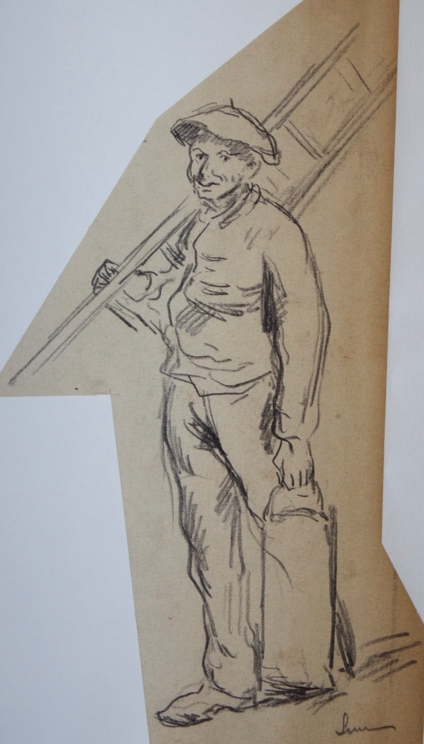 Ouvrier au Travail - Maximilien Luce (1858 - 1941)