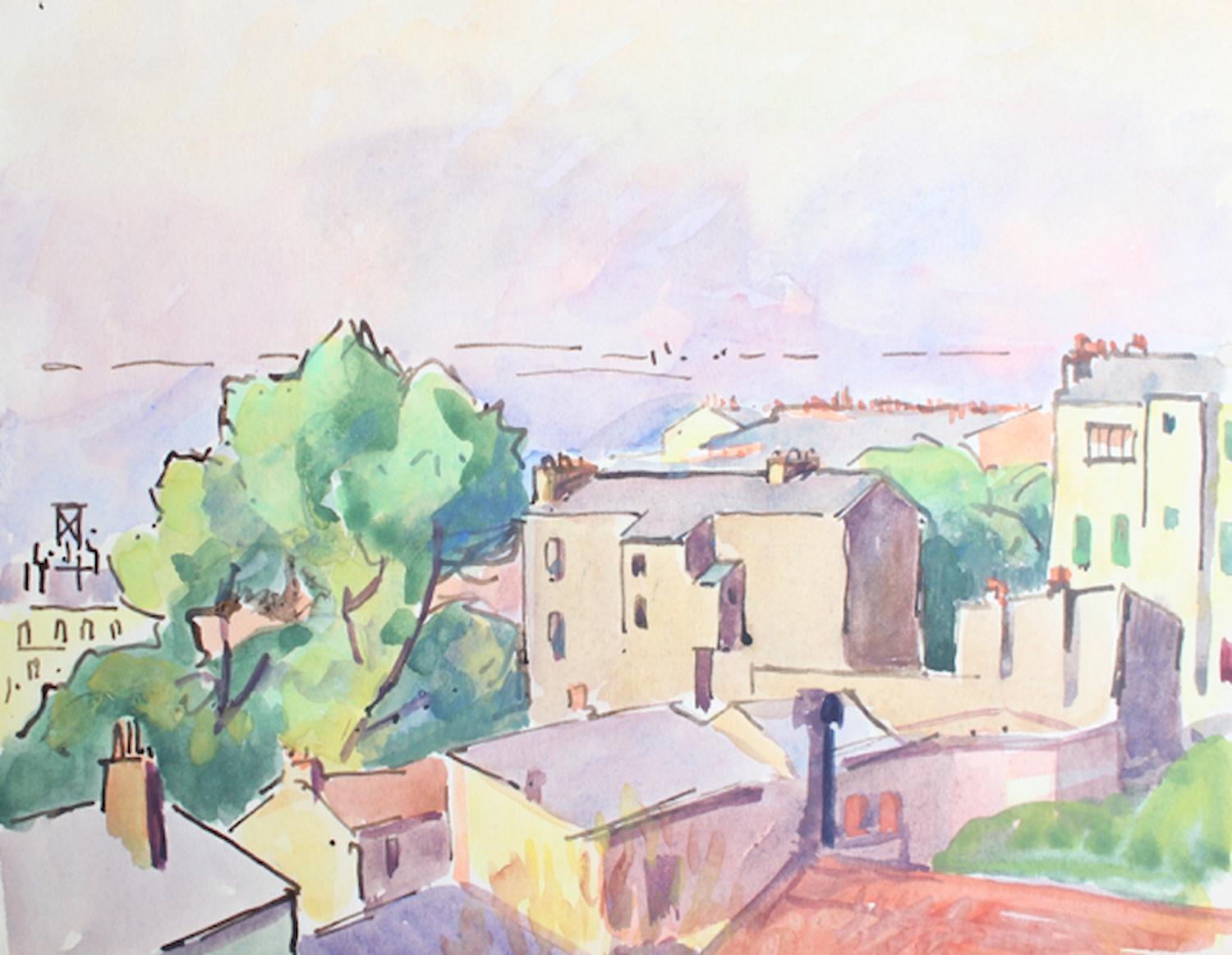 City View - Ludovic-Rodo Pissarro (1878 - 1952)