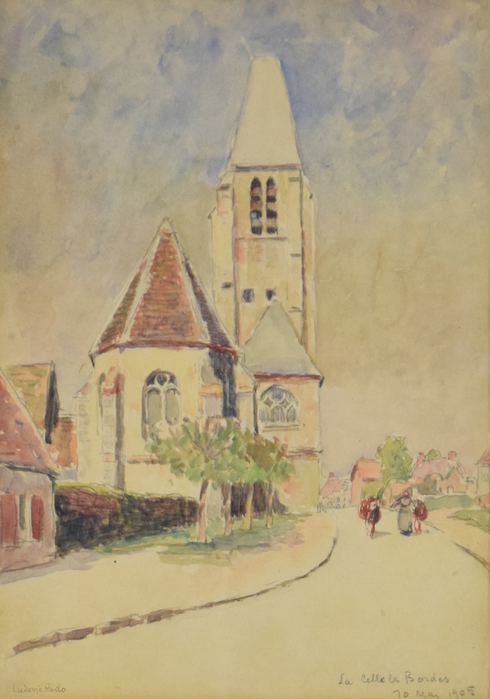 La Celle les Bordes - Ludovic-Rodo Pissarro (1878 - 1952)