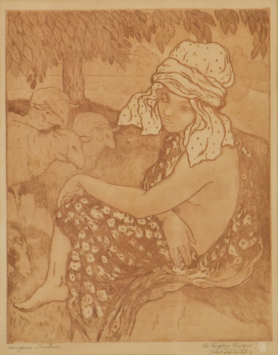 La Bergère Turque  - Georges Manzana Pissarro (1871 - 1961)