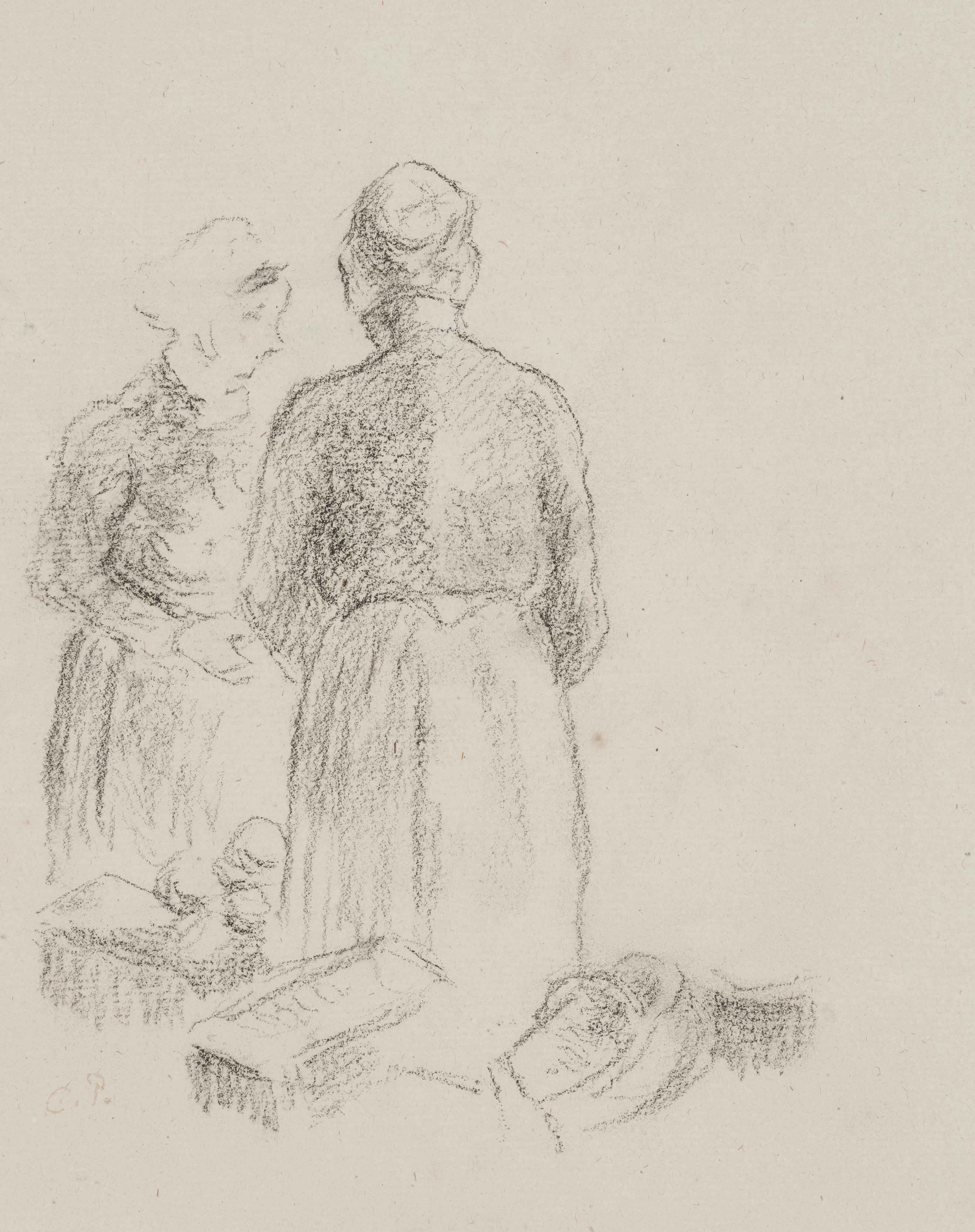 Camille Pissarro - Au marché