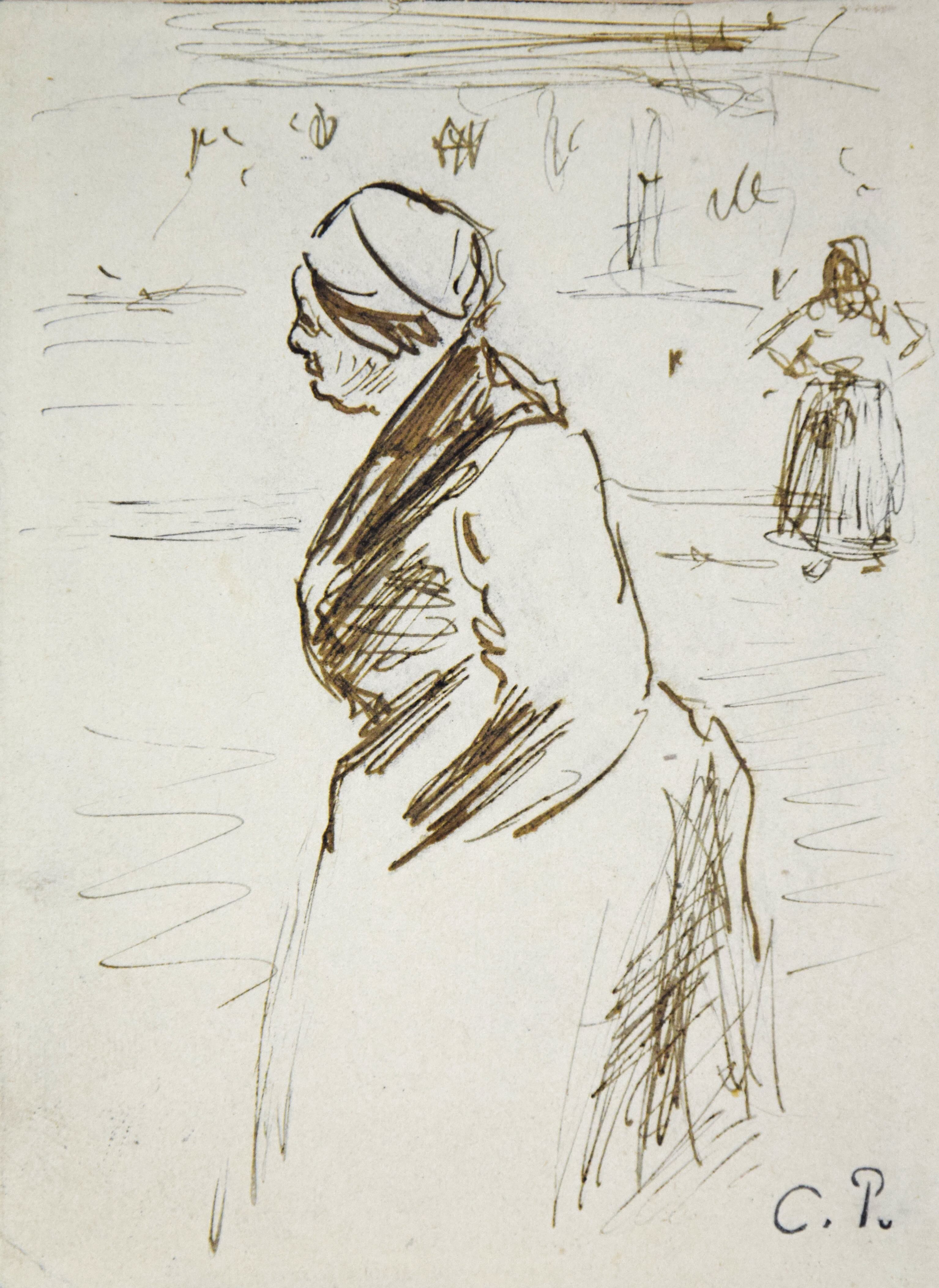 Au marché - Camille Pissarro (1830 - 1903)