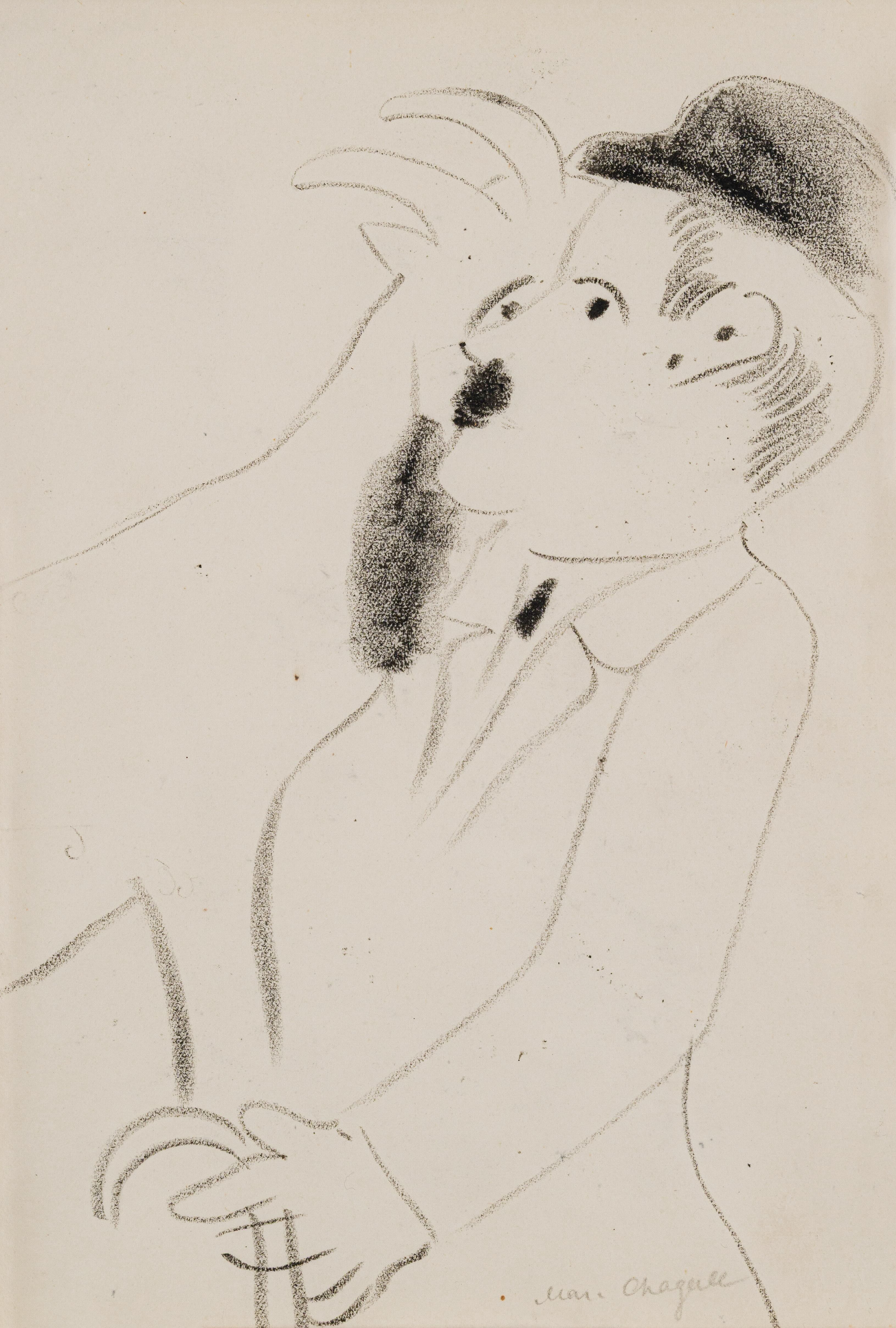 L'homme au chapeau melon - Marc Chagall (1887 - 1985)