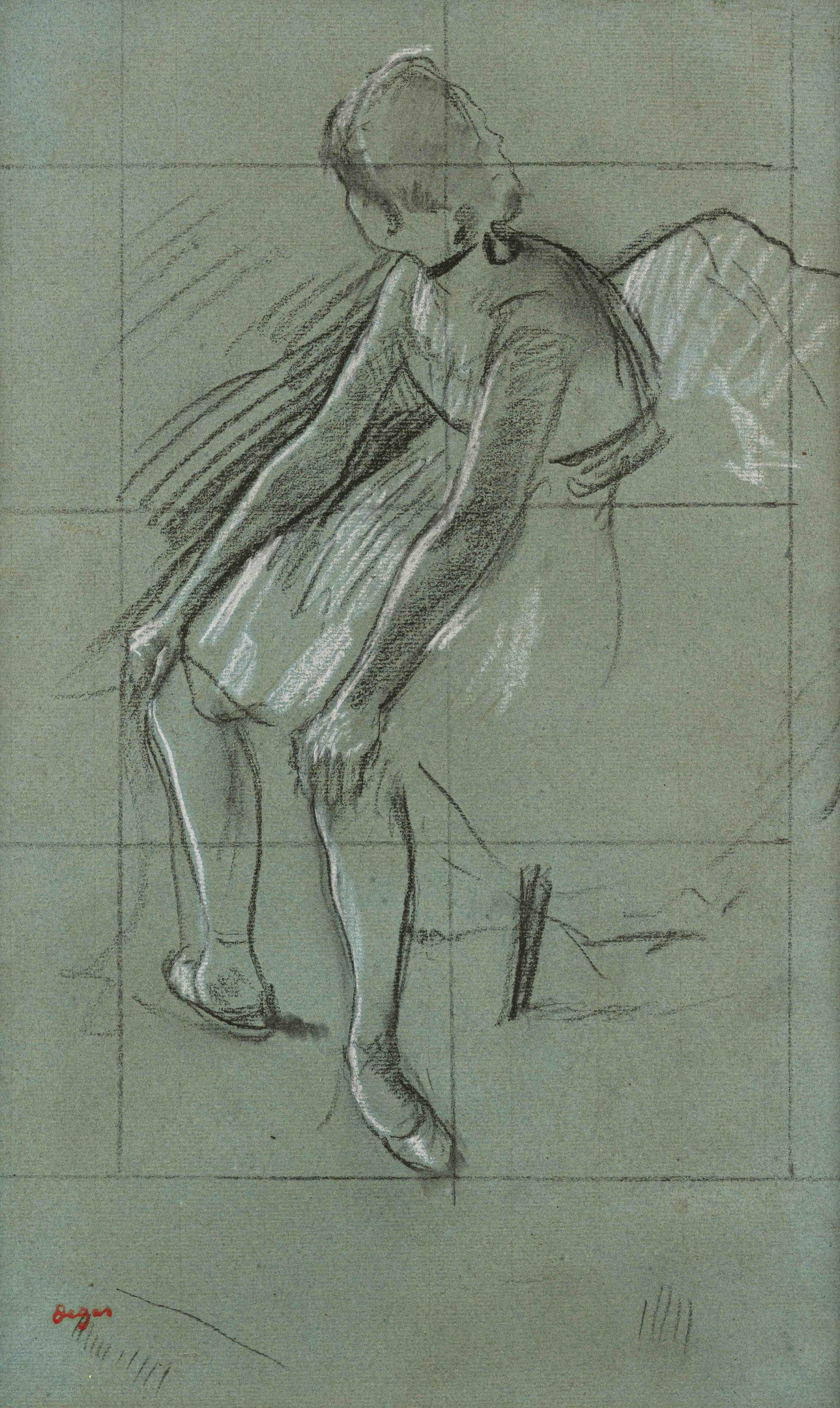 Danseuse assise - Edgar Degas (1834 - 1917)