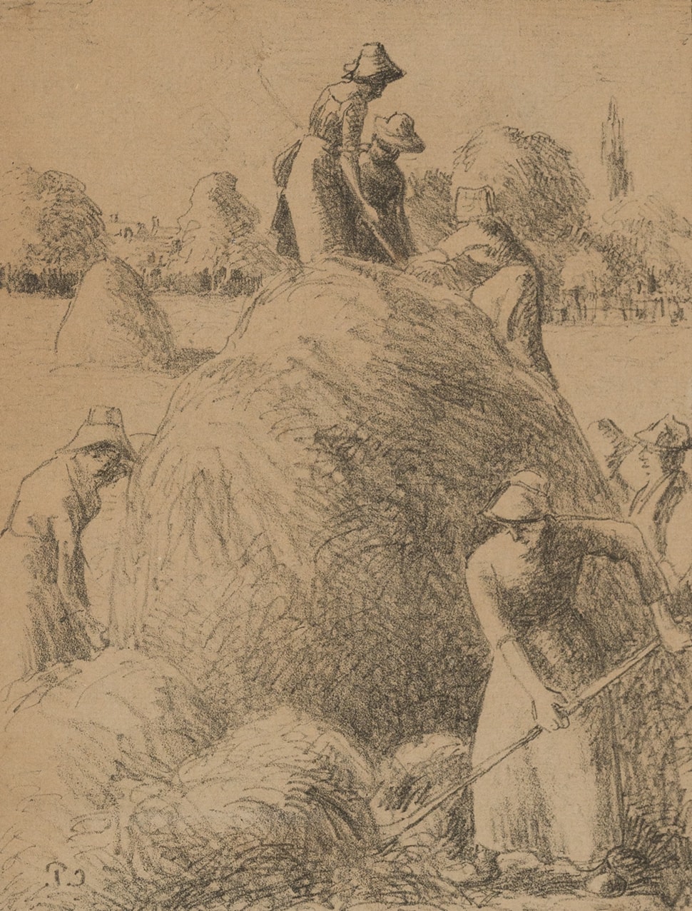 Faneuse d'Éragny - Camille Pissarro (1830 - 1903)