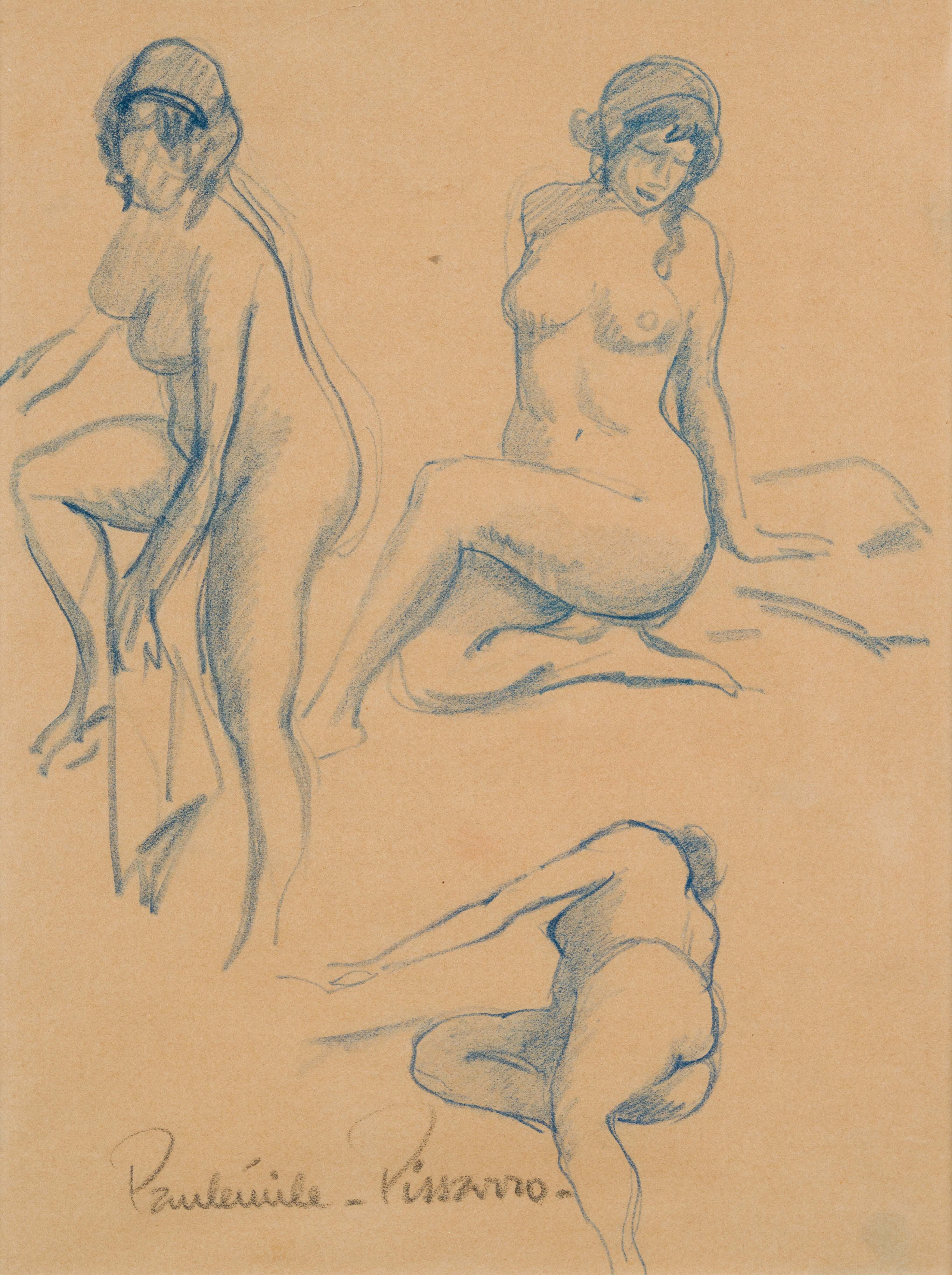 Paulémile Pissarro - Femme nue