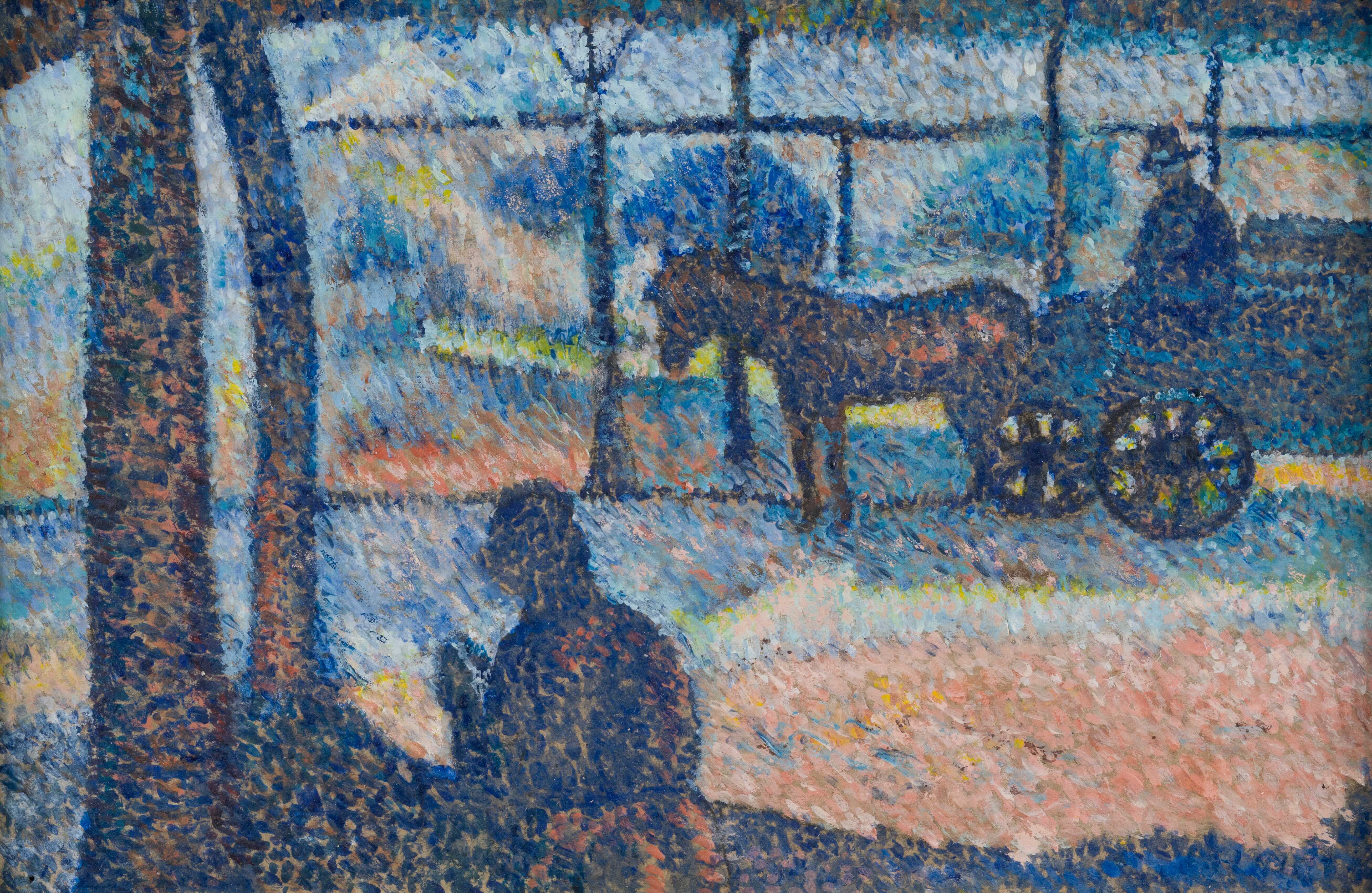 Louis Hayet - Sur les Champs-Elysées