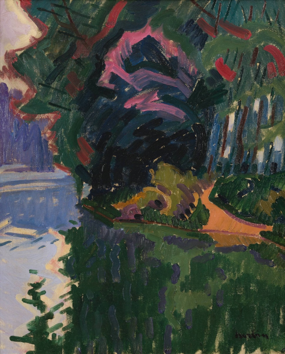 Bord de rivière - Auguste Herbin (1882 - 1960)