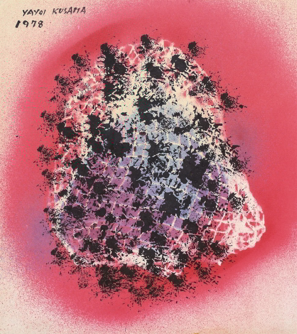 The Burial Day in Flower Garden - Yayoi Kusama (b. 1929 - )