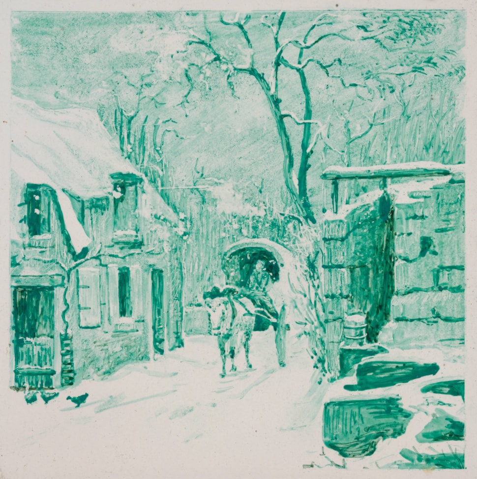 La Carriole - Camille Pissarro (1830 - 1903)