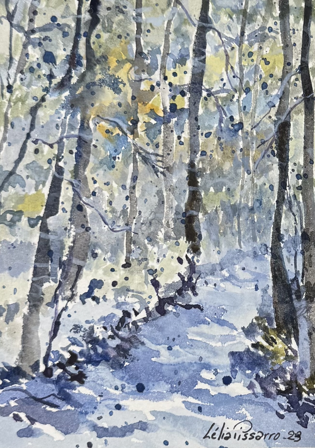 Lélia Pissarro, Figurative - Le Chemin de Gaynour