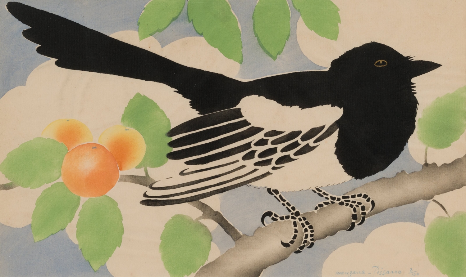 Magpie - Georges Manzana Pissarro (1871 - 1961)