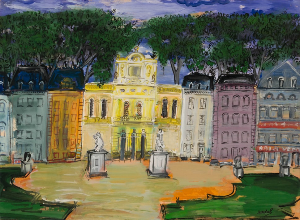 A 30km de Paris - Carlos Nadal (1917 - 1998)