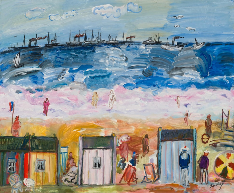 Bains de mer - Carlos Nadal (1917 - 1998)