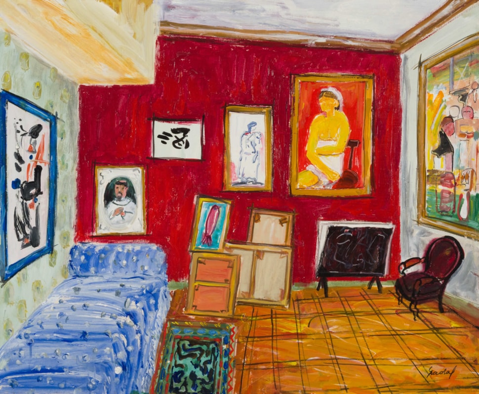 Chambre au reflets - Carlos Nadal (1917 - 1998)