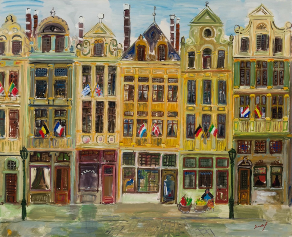 La grand place - Carlos Nadal (1917 - 1998)