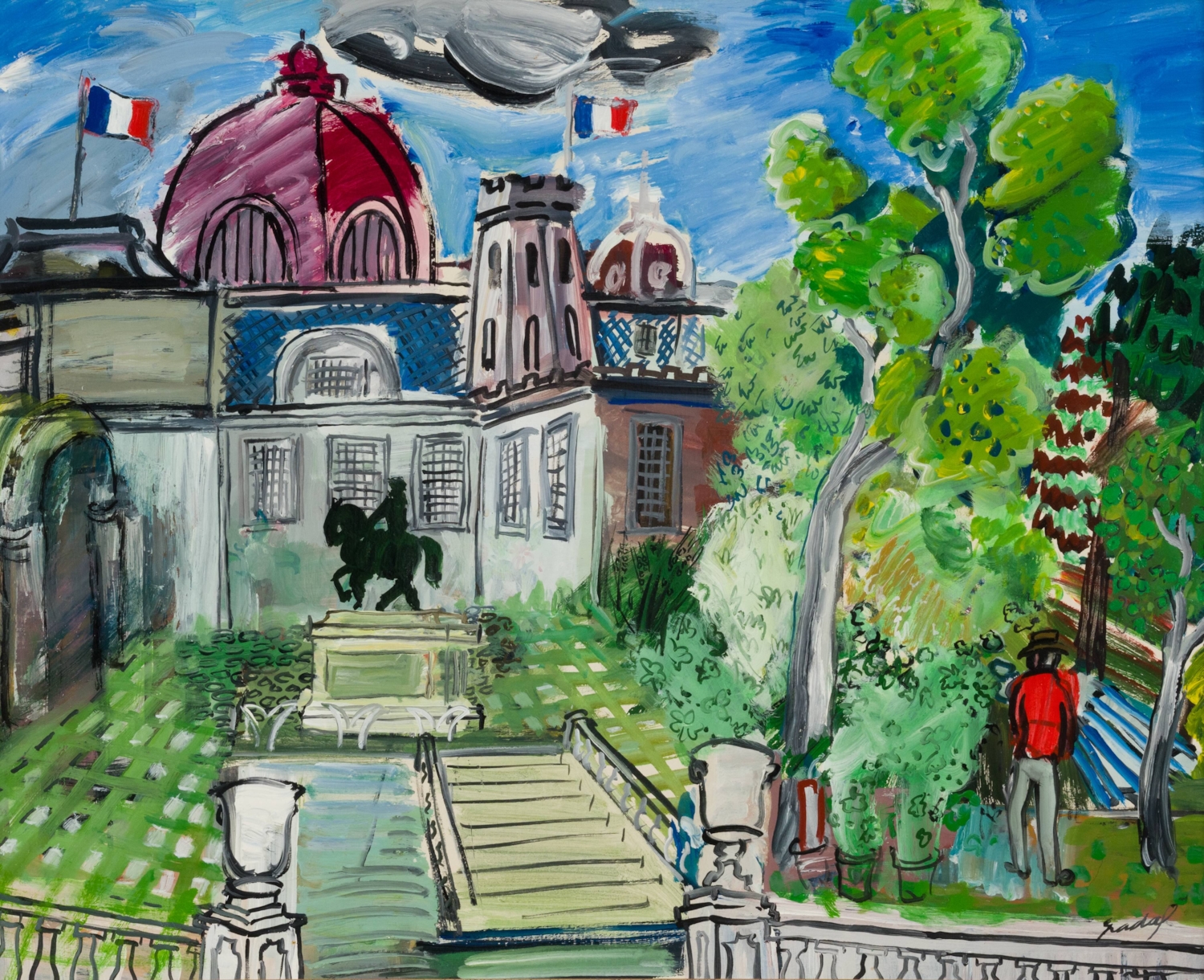 La Maison à Trouville - Carlos Nadal (1917 - 1998)