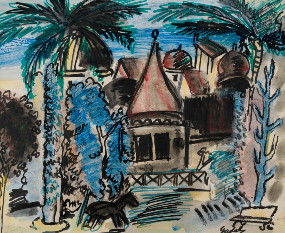 Le Paddock - Carlos Nadal (1917 - 1998)