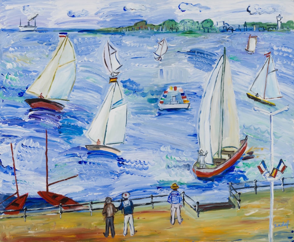 Les bateaux - Carlos Nadal (1917 - 1998)