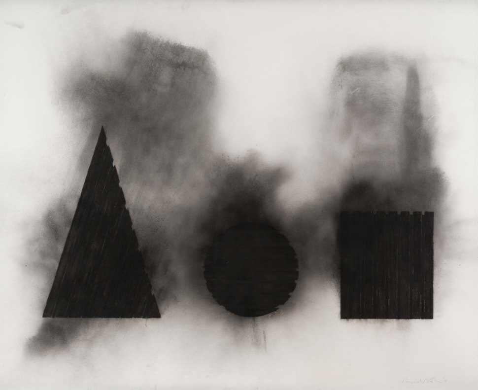 Sphere, Cube, Pyramid - David Nash (b. 1945 - )
